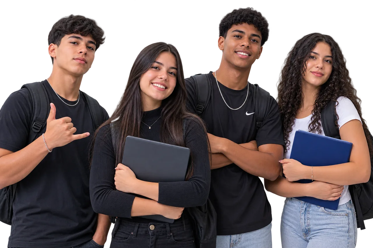 Jovens em preparação para oportunidades profissionais